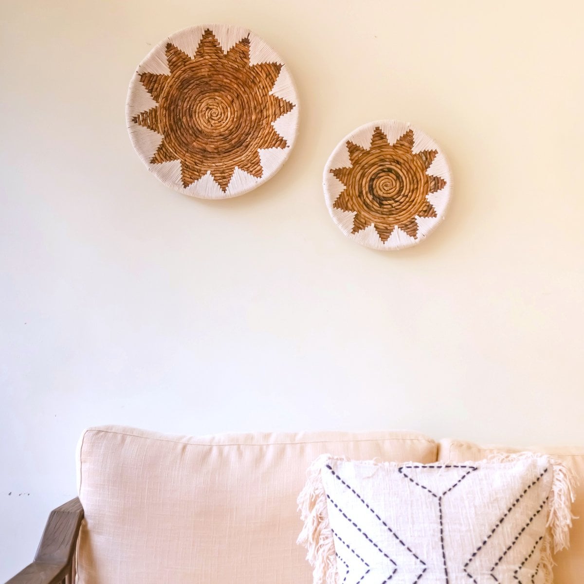 Wandmand Boho Adari Sterpatroon - Ø 30/40 cm
