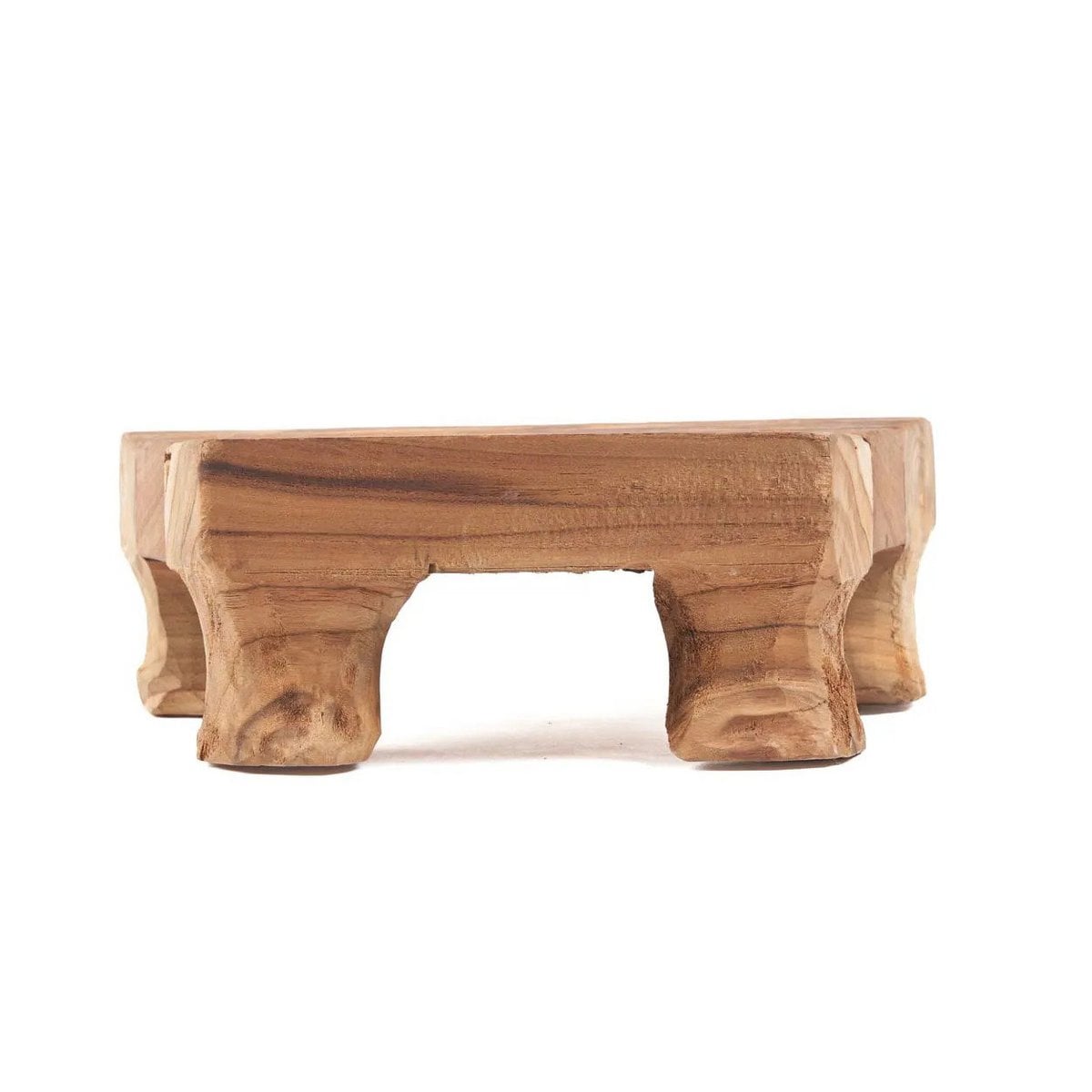 Teakhouten dienblad naturel