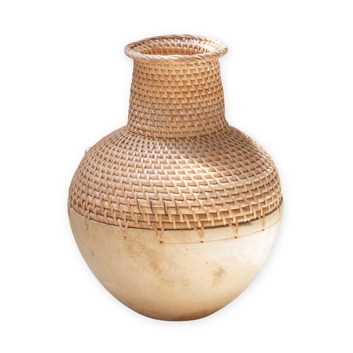 Vaas Kamari Rotan/Hout