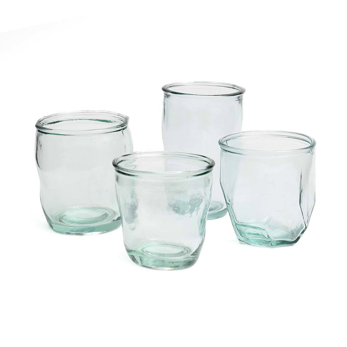 Glazen beker The tching glass blauw