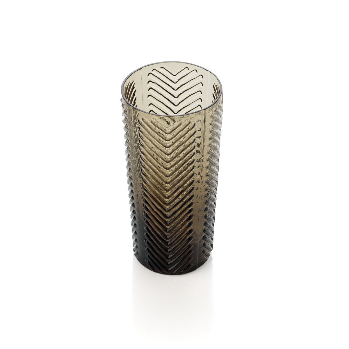 Highballglas Visgraat rookgrijs