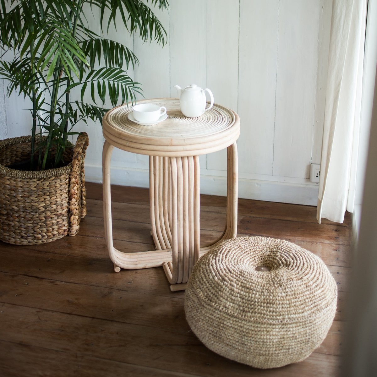 Poef Telu Raffia (2 maten)