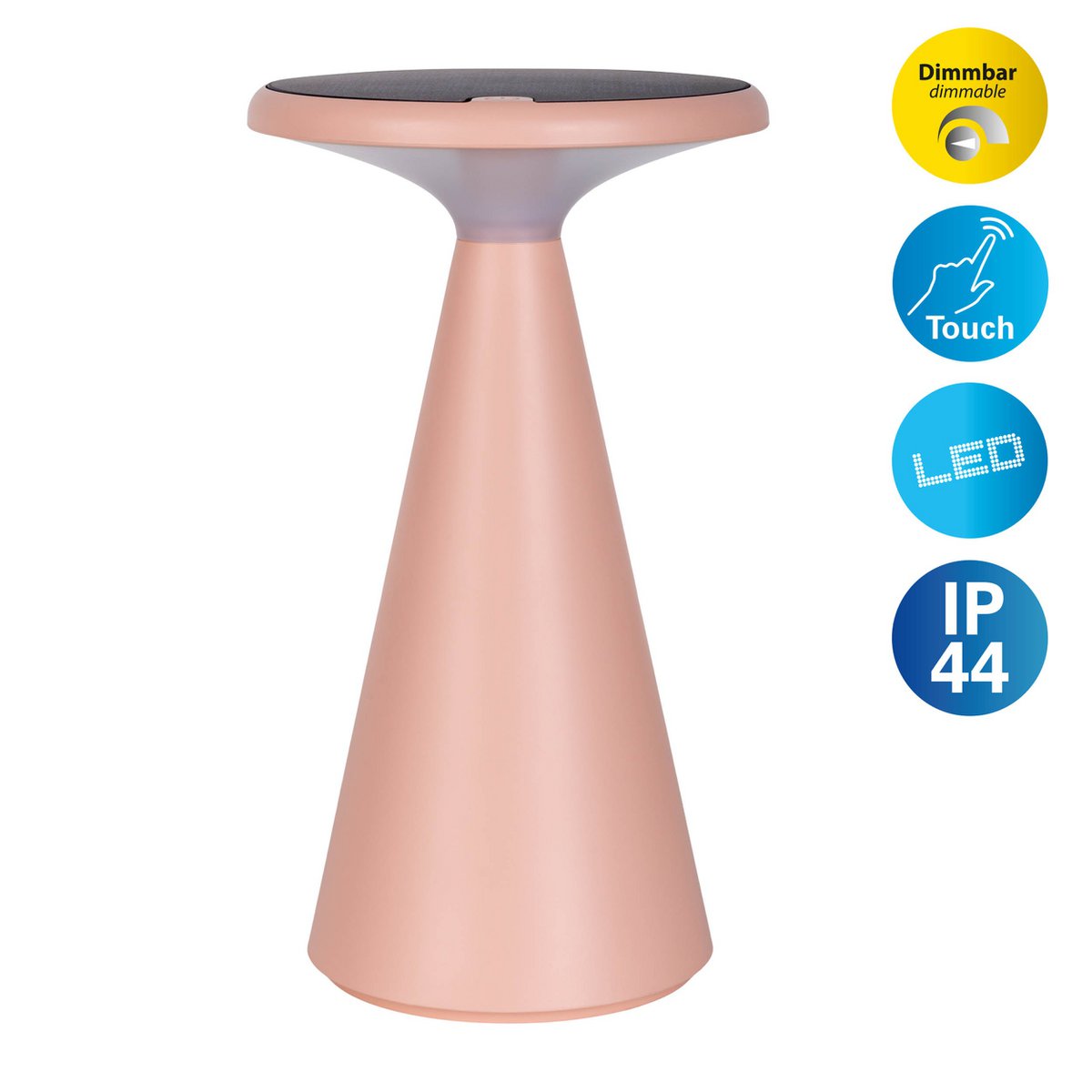 Solar Tafellamp Palu Roze - 20 cm (Binnen/Buiten)