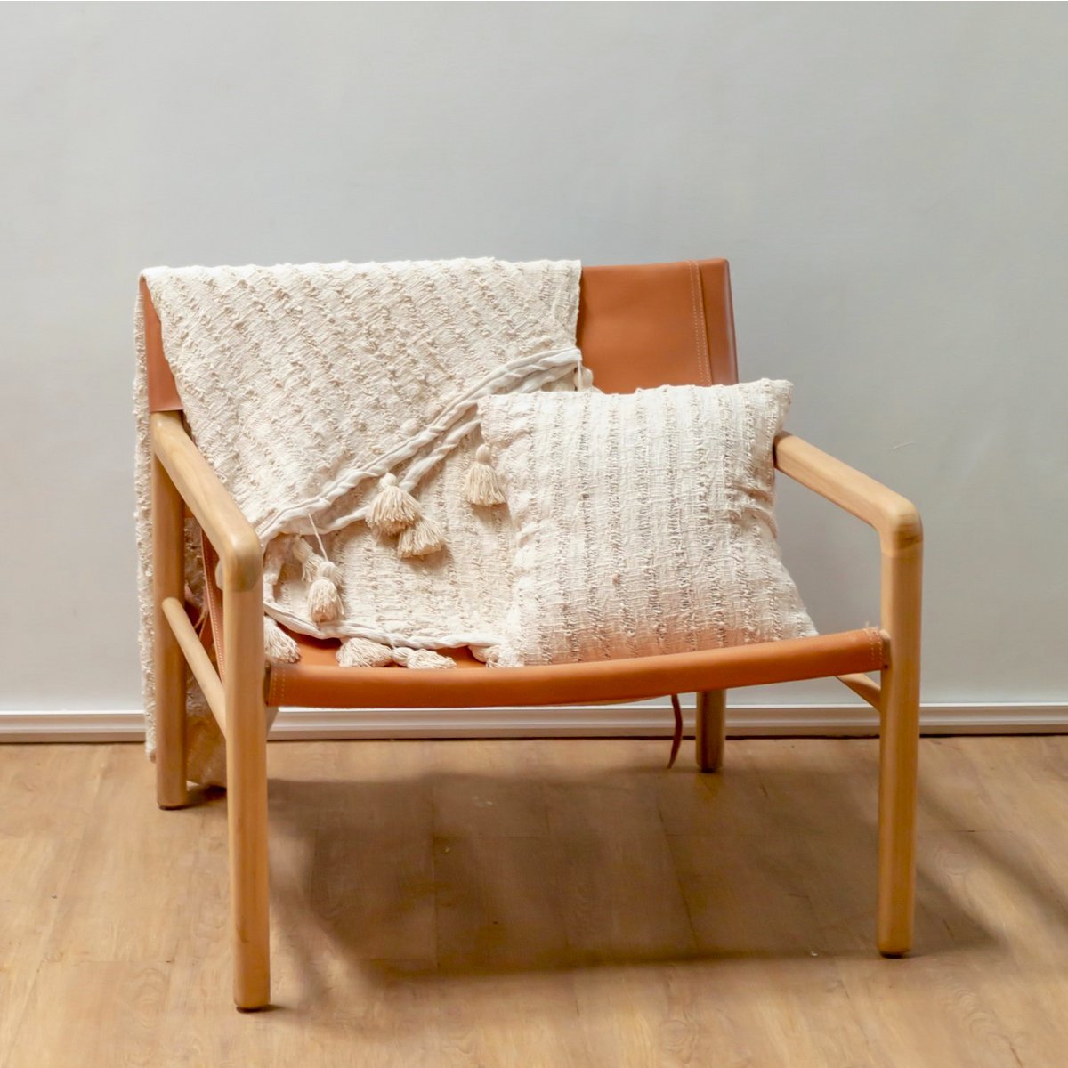 Plaid Tenun Katoen Boho - 110x200 cm