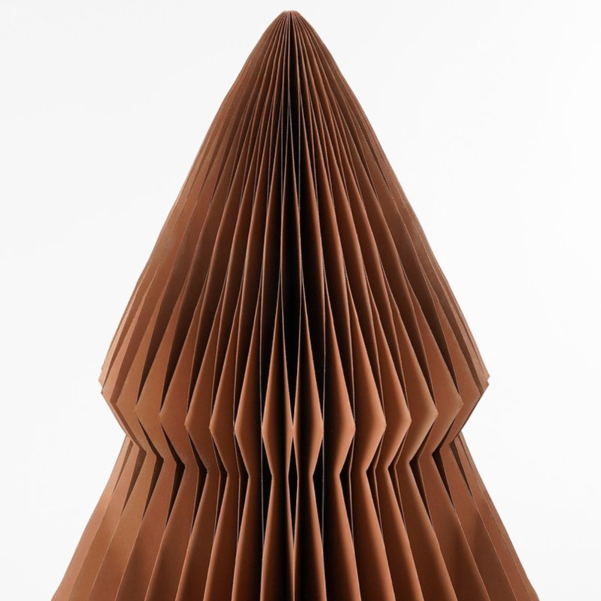 Decoratieve Kerstboom Papier Bruin - 152 cm