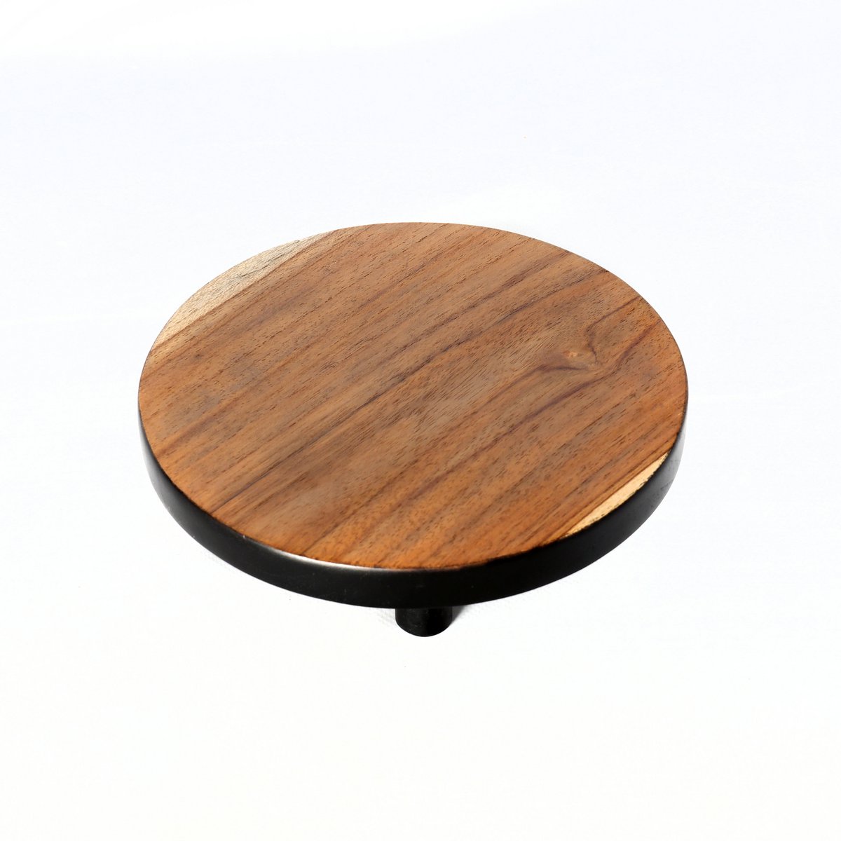Massief teak taartstand Bondi natuurlijk zwart - M - OutHome
