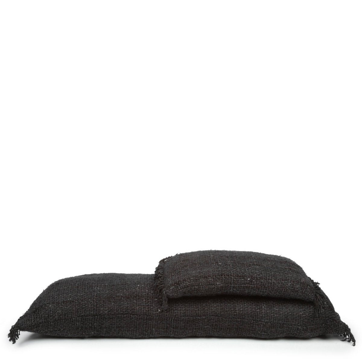 Katoenen kussenhoes Noir zwart/navy - 30x50 cm