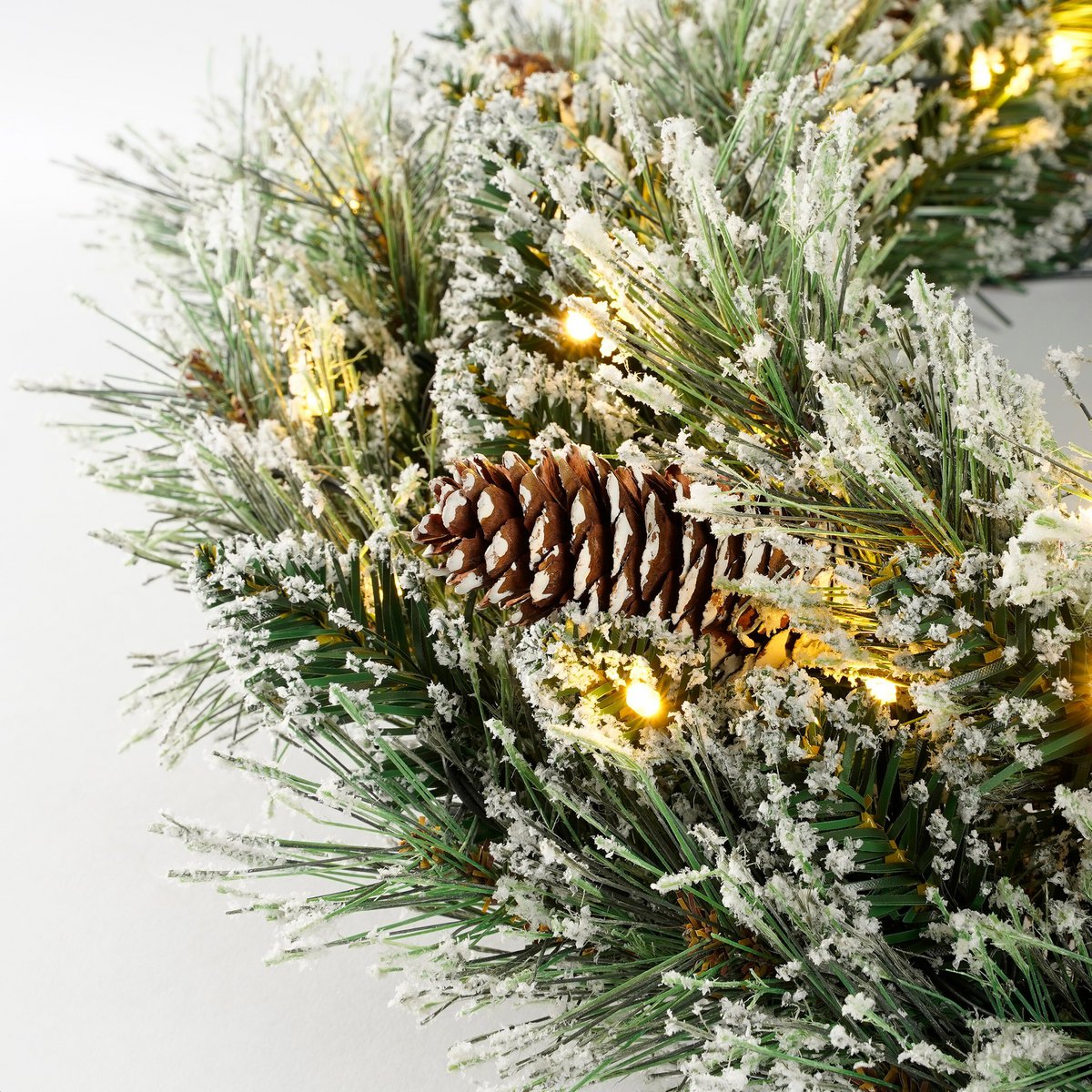 Kerstkrans Vandans Verlicht Groen - Ø 60 cm