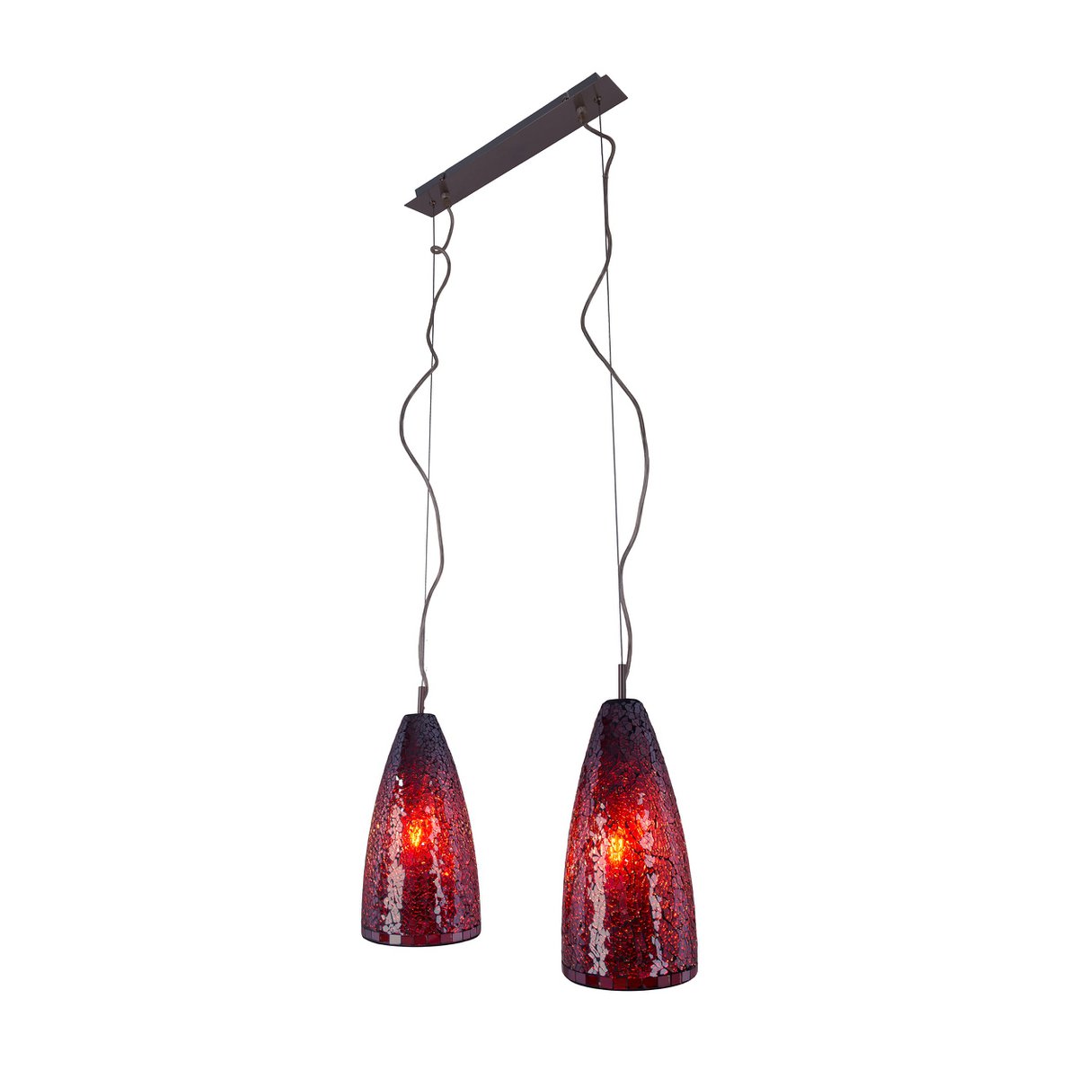 Glazen Hanglamp Individu 2-Lichts