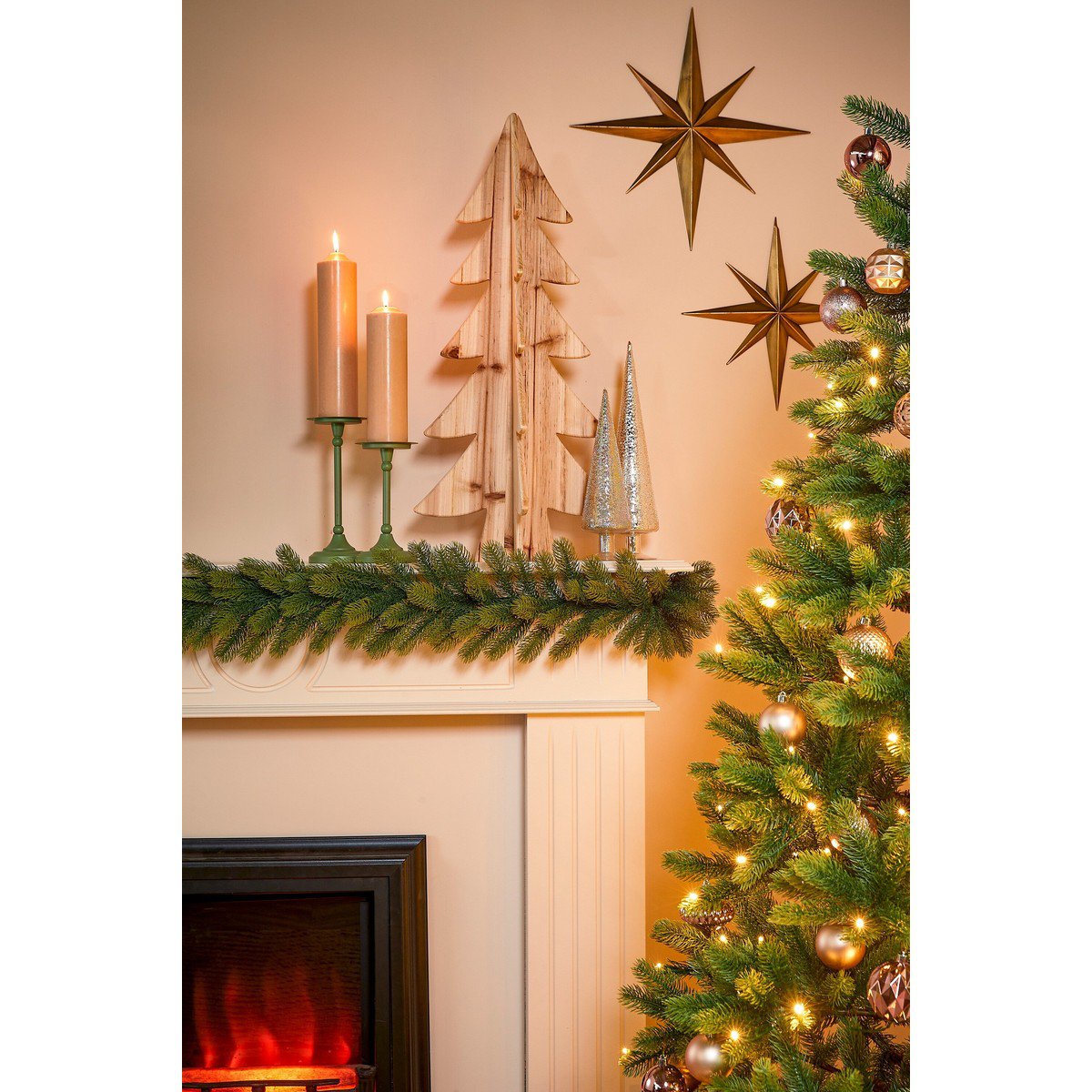 Kerstslinger Nigata Groen - 270 cm