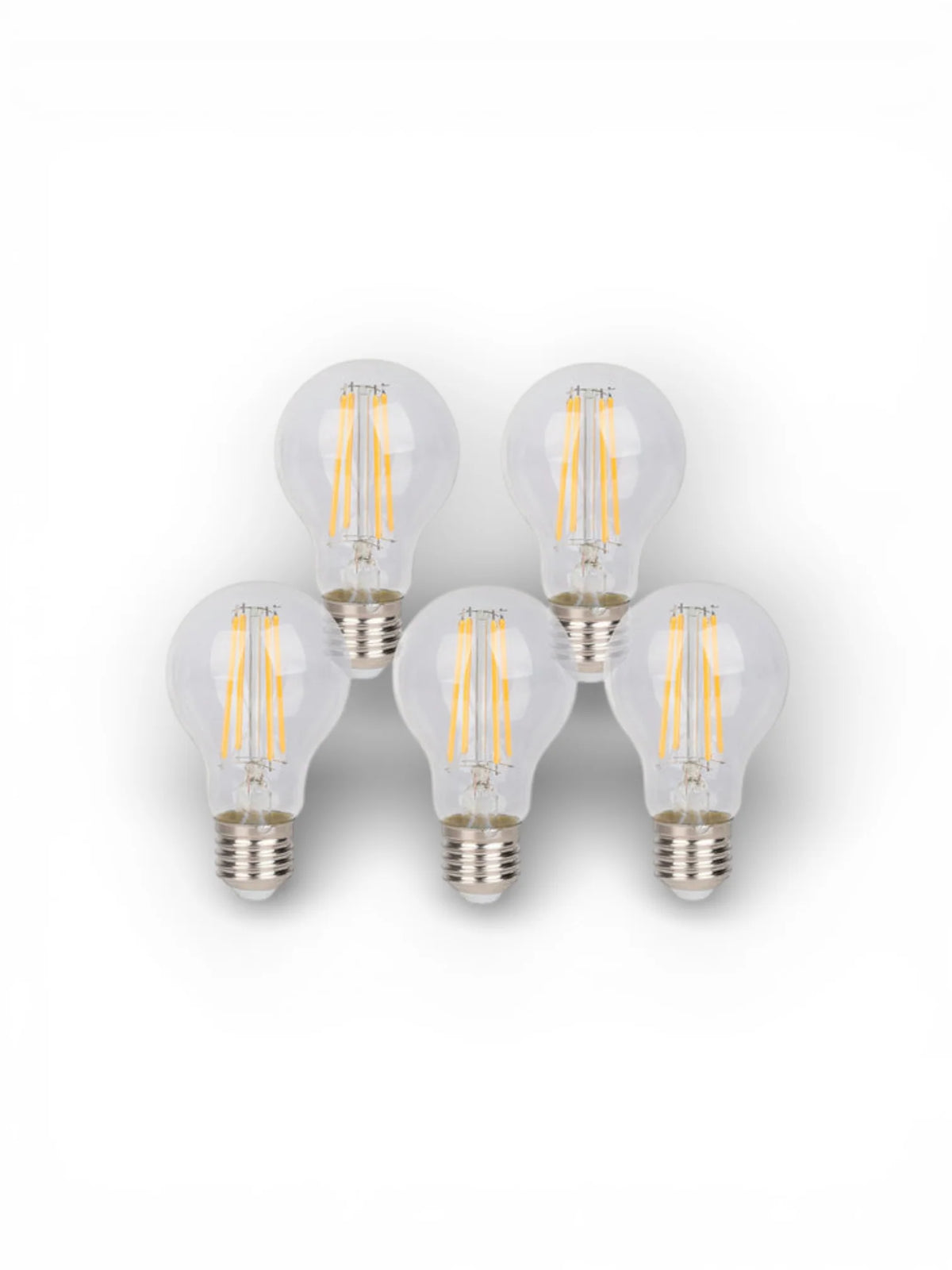 LED-filamentlampen (6-delig) - E14, 8W, Helder Glas