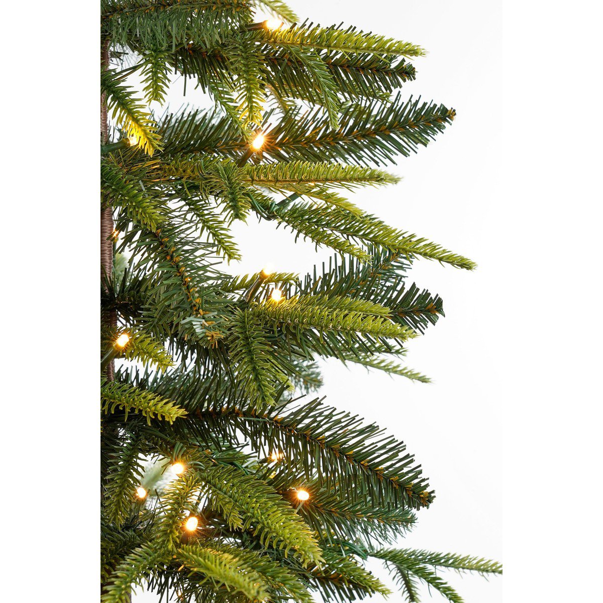 Kunstkerstboom Lodge Verlicht Groen - 155 cm