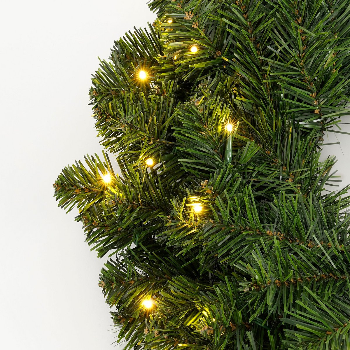 Kerstkrans Limber Verlicht Groen - Ø 60 cm