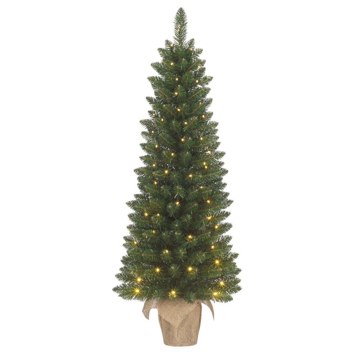 Kunstkerstboom Gerlos Verlicht Groen - 90 cm
