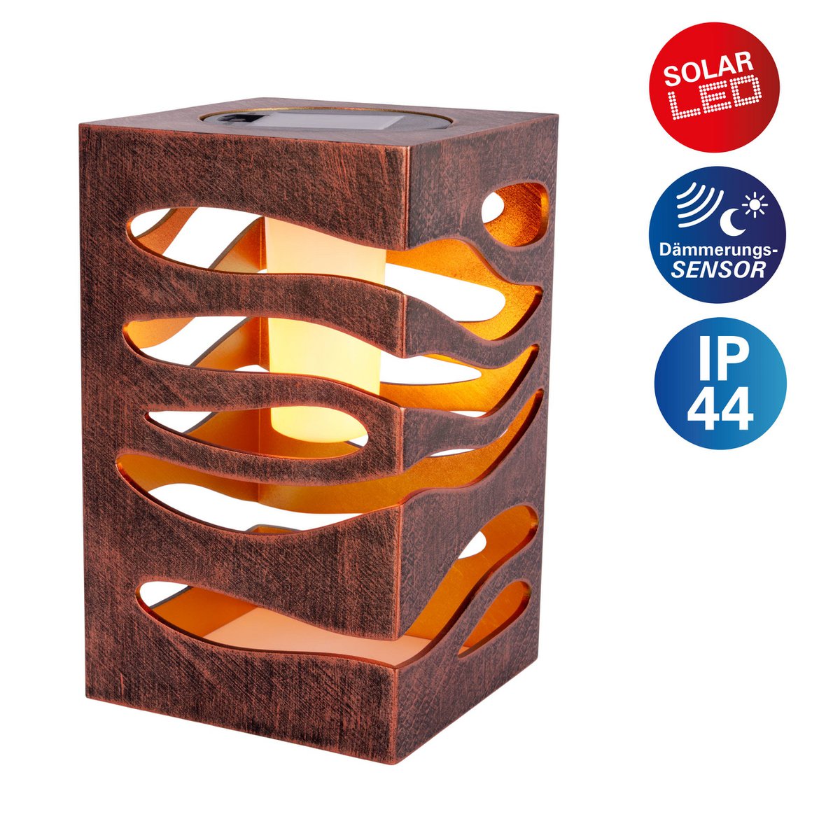 LED Solar Deco Hilda Goud - 20 cm