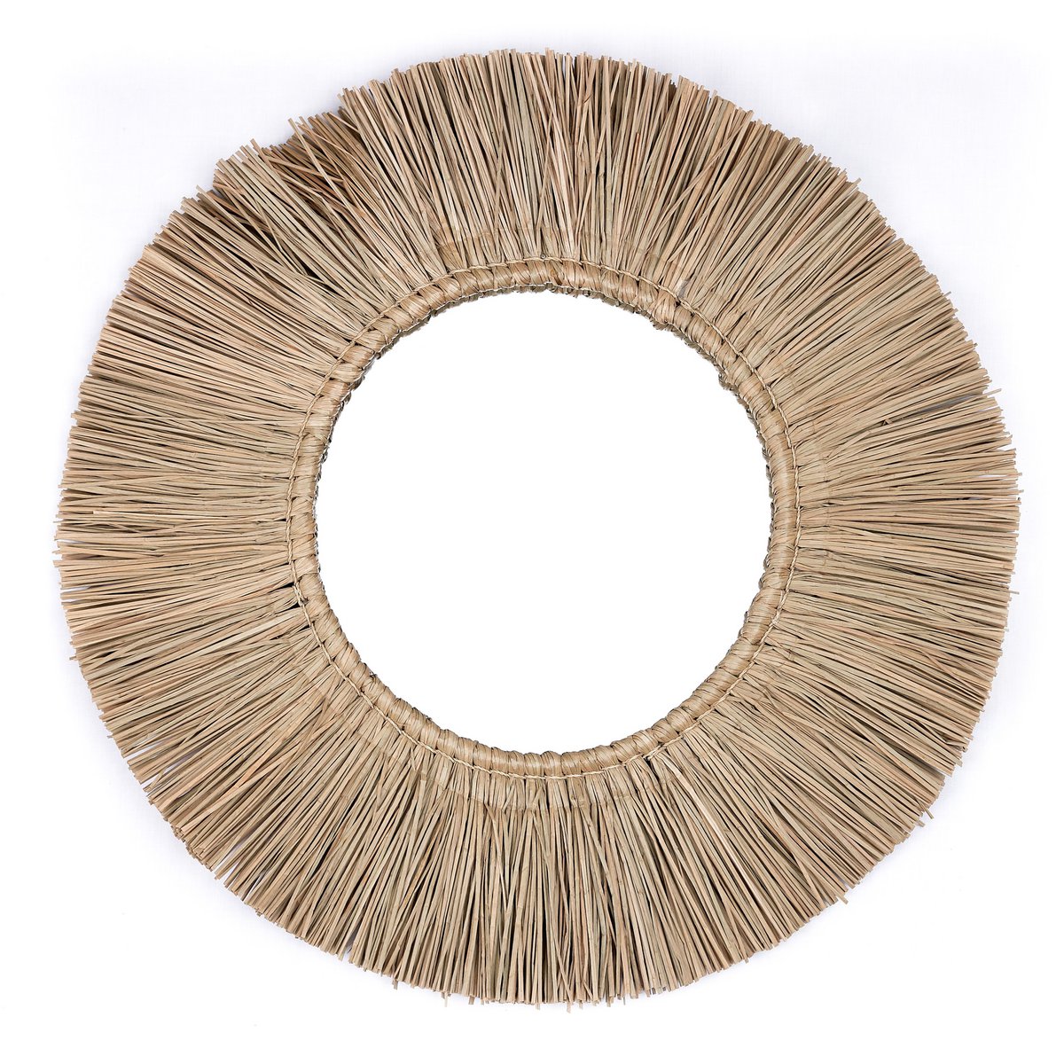Wandspiegel Zeegras Rimba - Ø 60 cm
