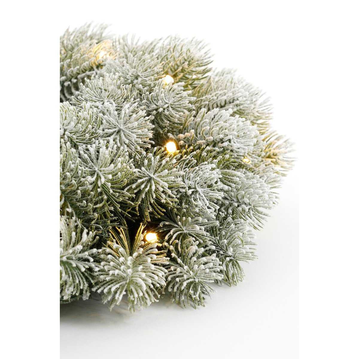 Kerstkrans Nagoya Verlicht Groen - Ø 45 cm