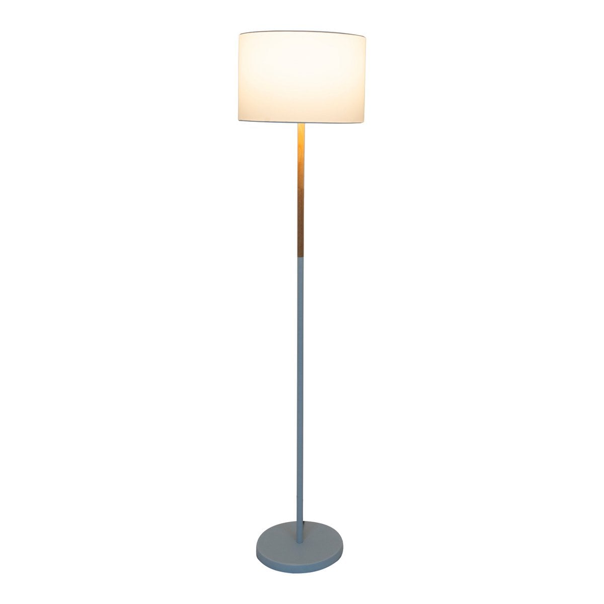 Vloerlamp Tessile Wit/Naturel - 126 cm (E27)