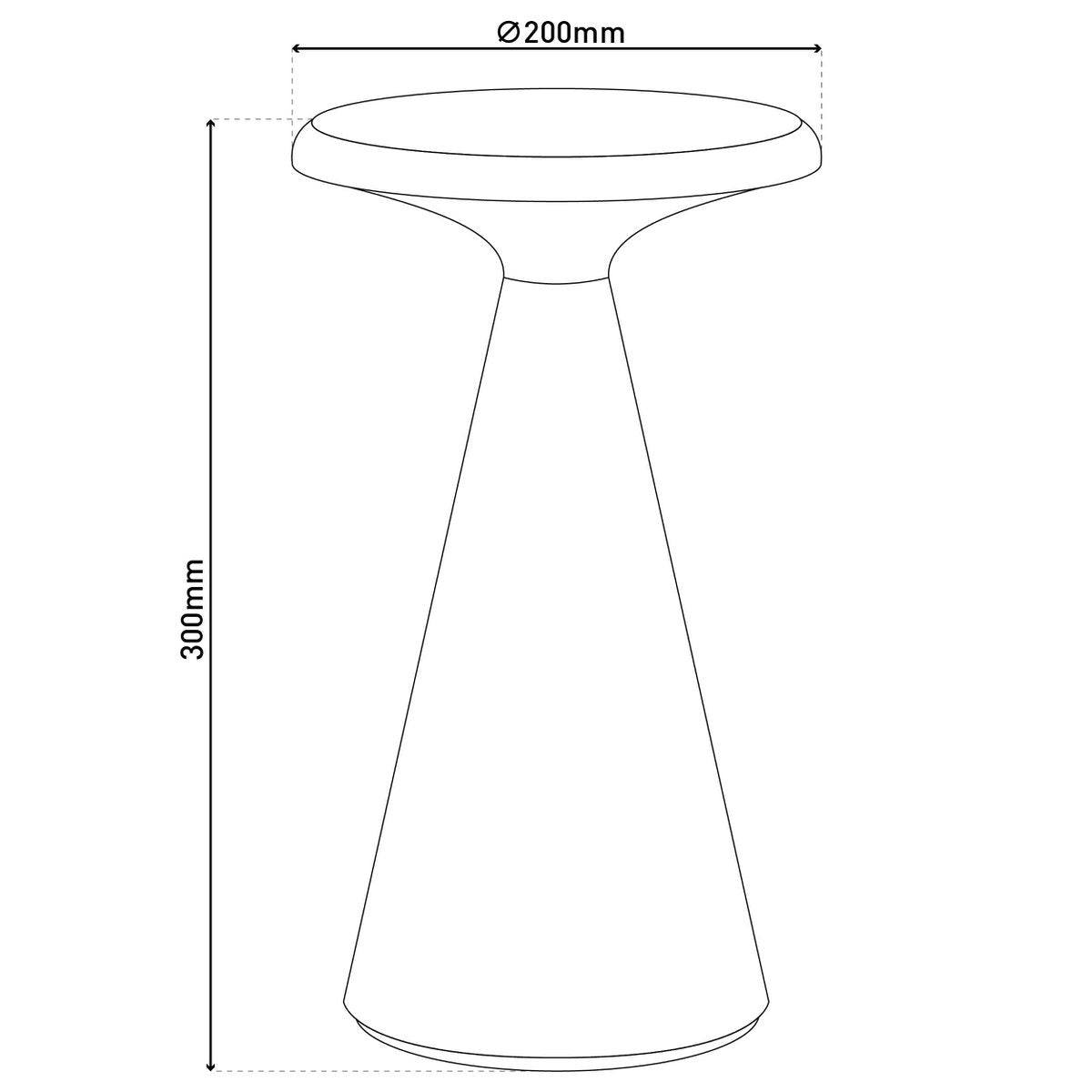 Solar Tafellamp Palu Beige - 20 cm (Binnen/Buiten)