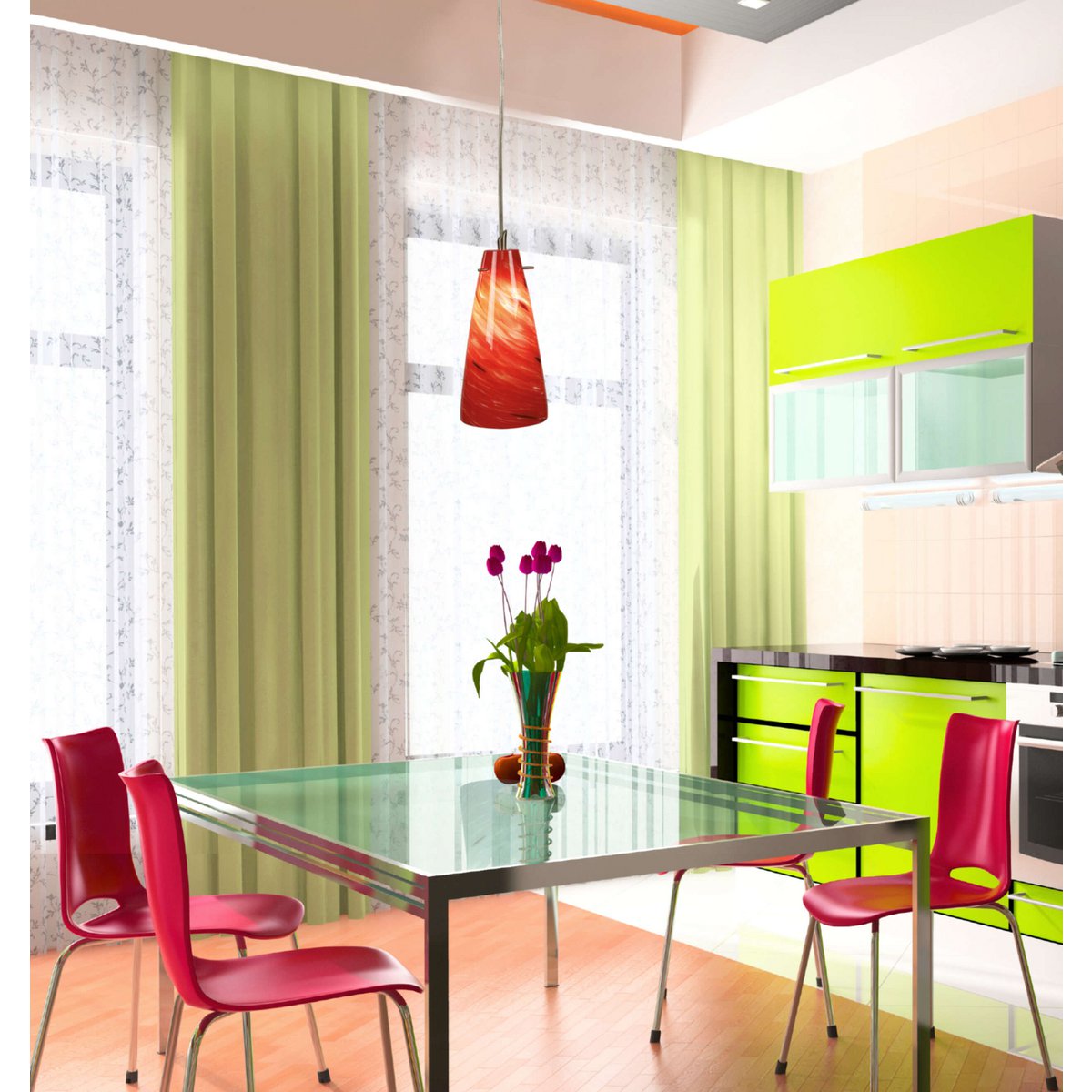 Hanglamp 1-Lichts