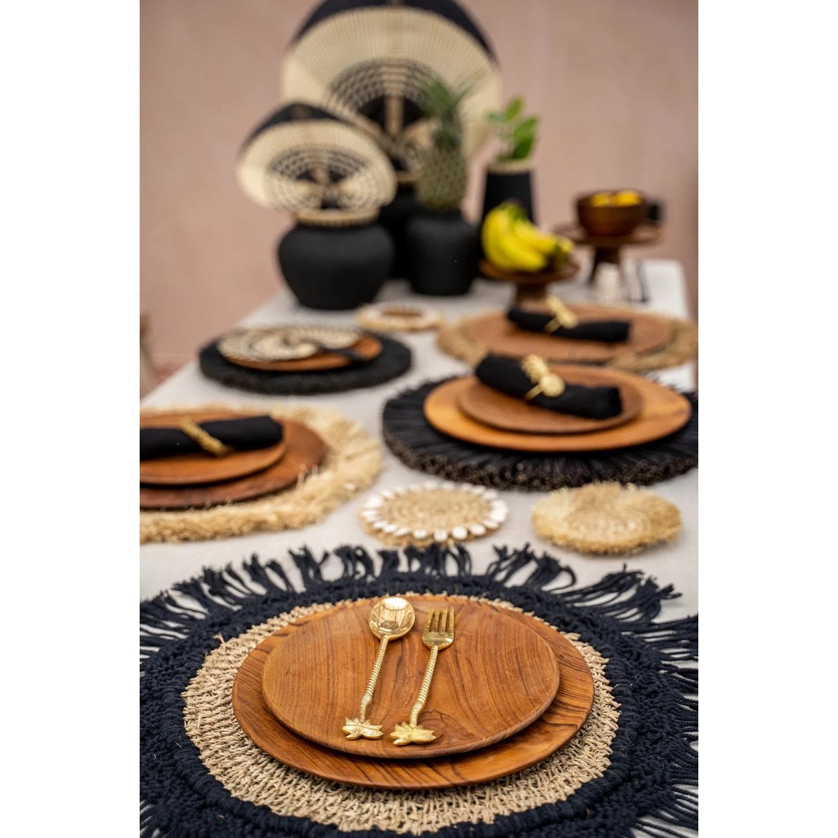Messing lepel Palmboomlepel goud