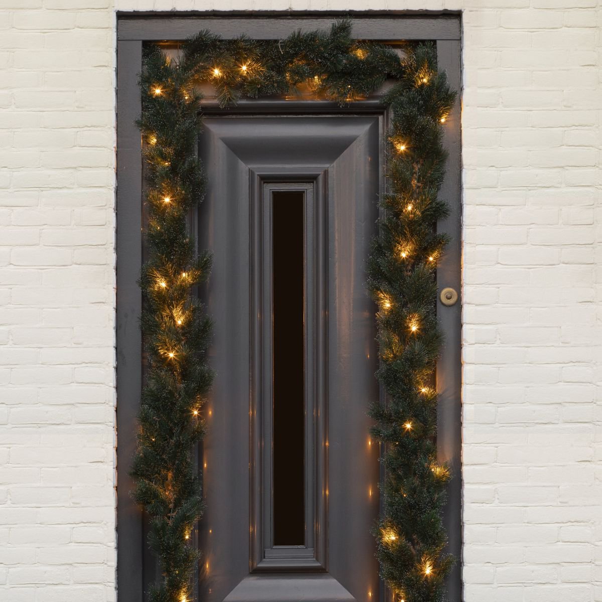 Kerstslinger Glendon Verlicht Groen - 270 cm