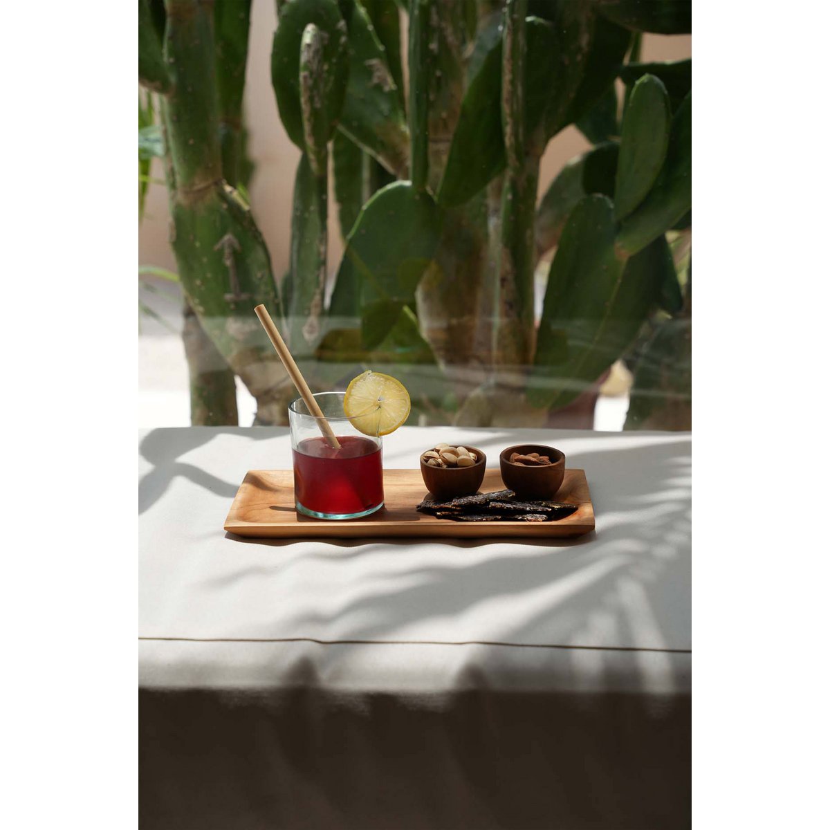 Bamboe rietjes naturel (set van 10)