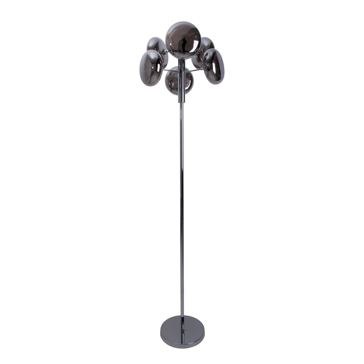 Vloerlamp Orion Rookglas