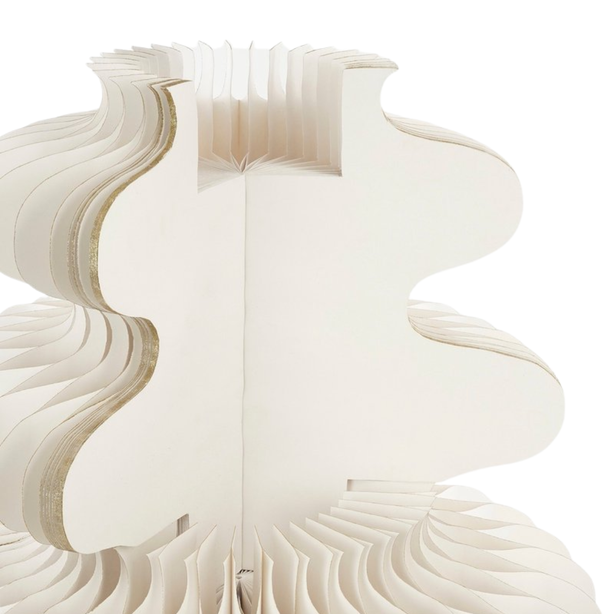 Decoratieve Kerstboom Papier Wit - 152 cm