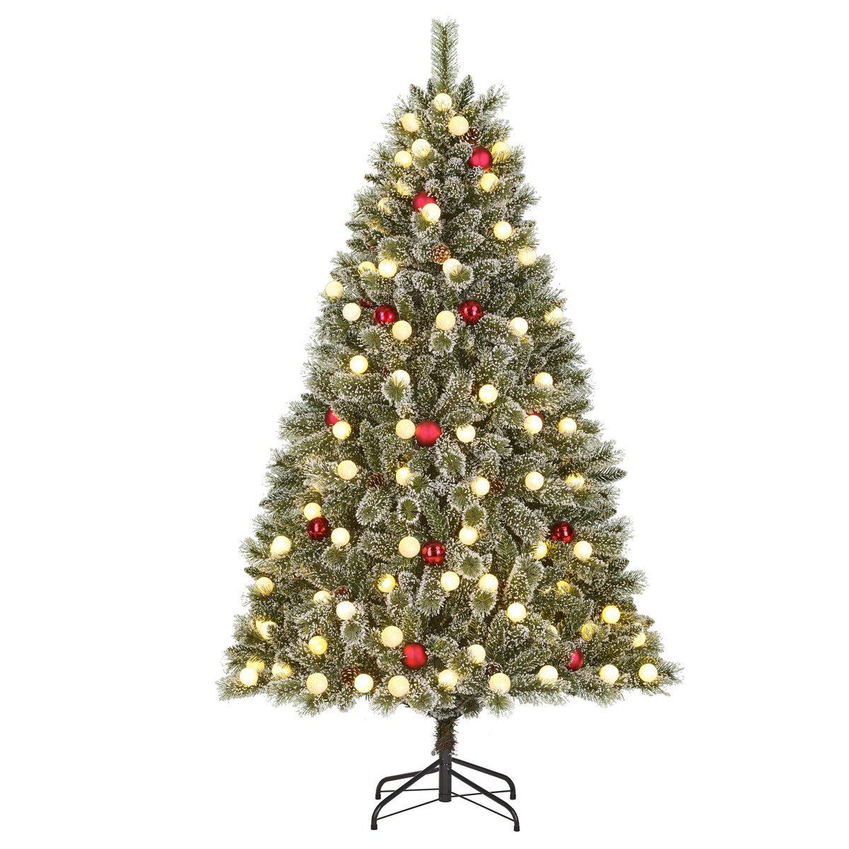 Kunstkerstboom Kaprun Verlicht Groen - 180 cm