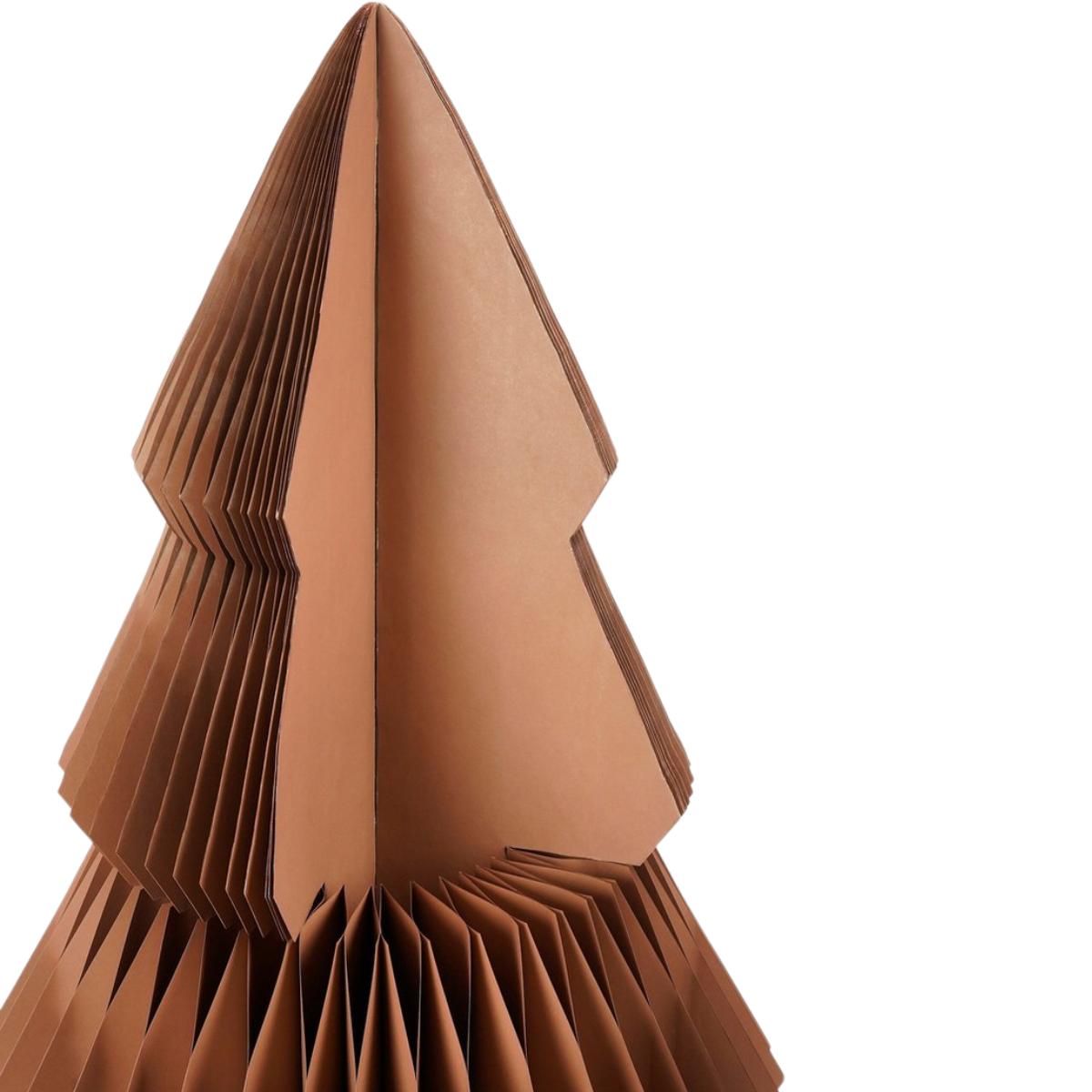Decoratieve Kerstboom Papier Bruin - 152 cm