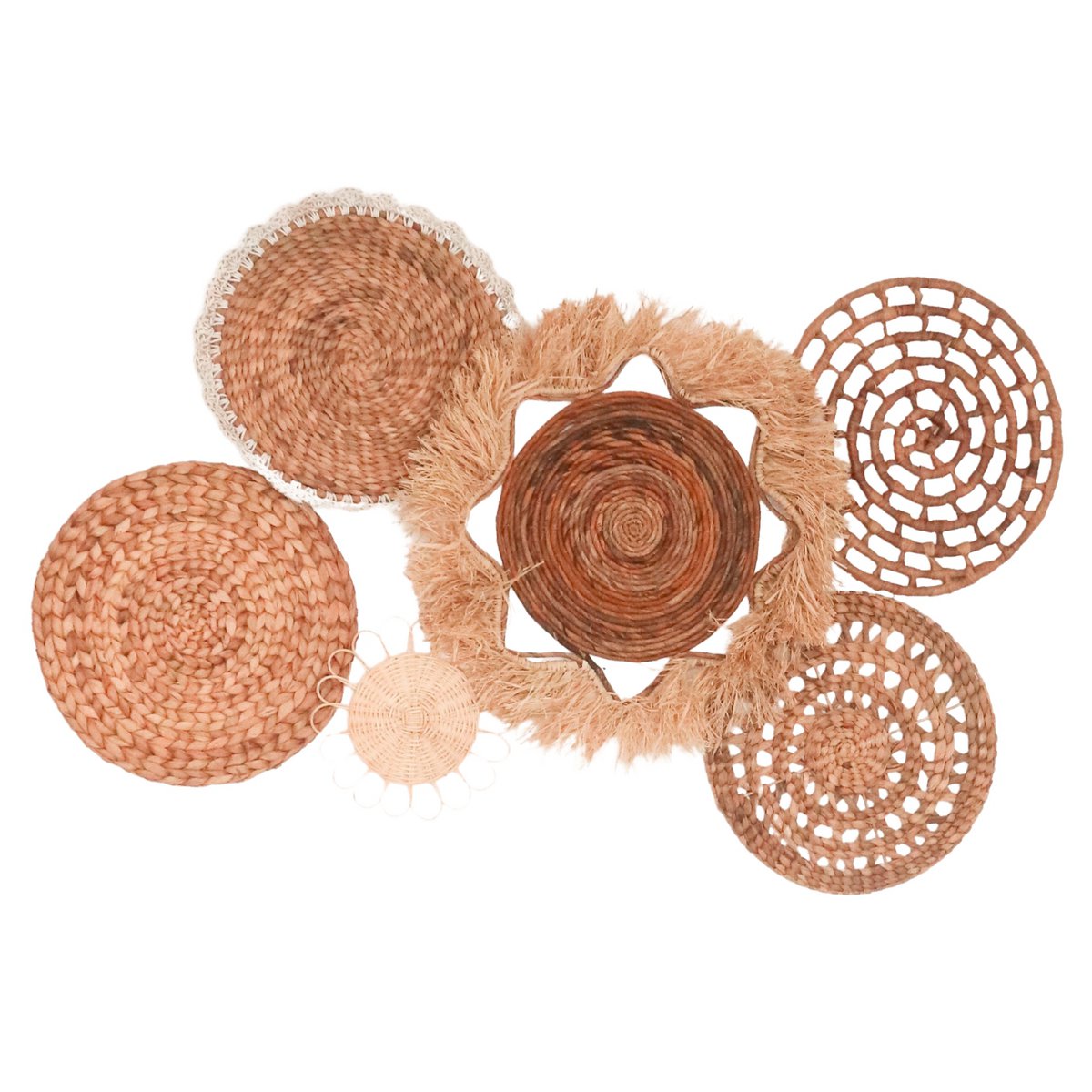 Wanddecoratieset Dalum Tropisch (6-delig)
