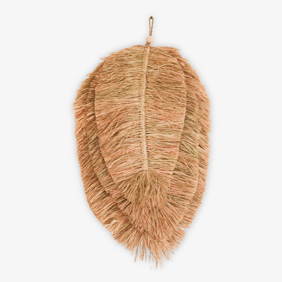 Wanddecoratie Tipin Raffia Bladvorm - 50 cm