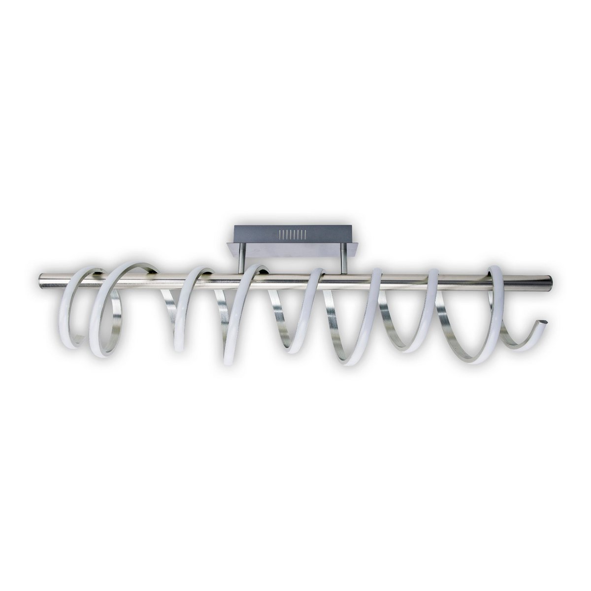 LED Plafondlamp Belleza Nikkel/Wit - 100 cm