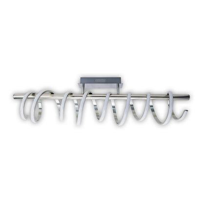 LED Plafondlamp Belleza Nikkel/Wit - 100 cm