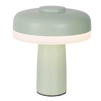 Snoerloze Tafellamp Pilu Mint/Wit - 16,5 cm (Touch/Dimbaar)