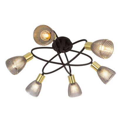 Plafondlamp Lindita 6-Spots (excl. lampen)