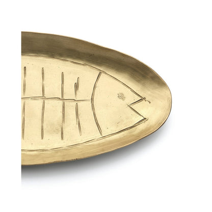 Messing schaal Dishy fishy trade goud - OutHome