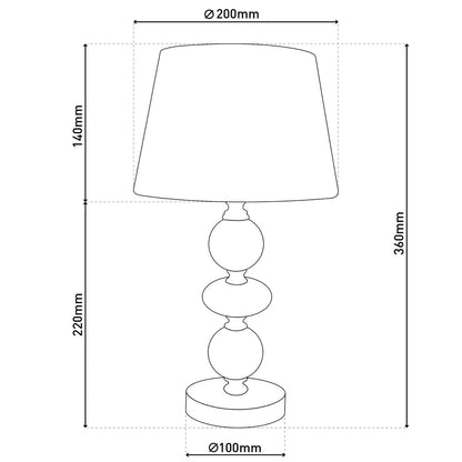 Keramische tafellamp "araga" 36 cm hoog, tafellamp gemaakt van metaal, keramiek, met tekstbladen, roze, met E14 - aansluiting, verlichting voor eetkamer, woonkamer, gang of kantoor, - OutHome