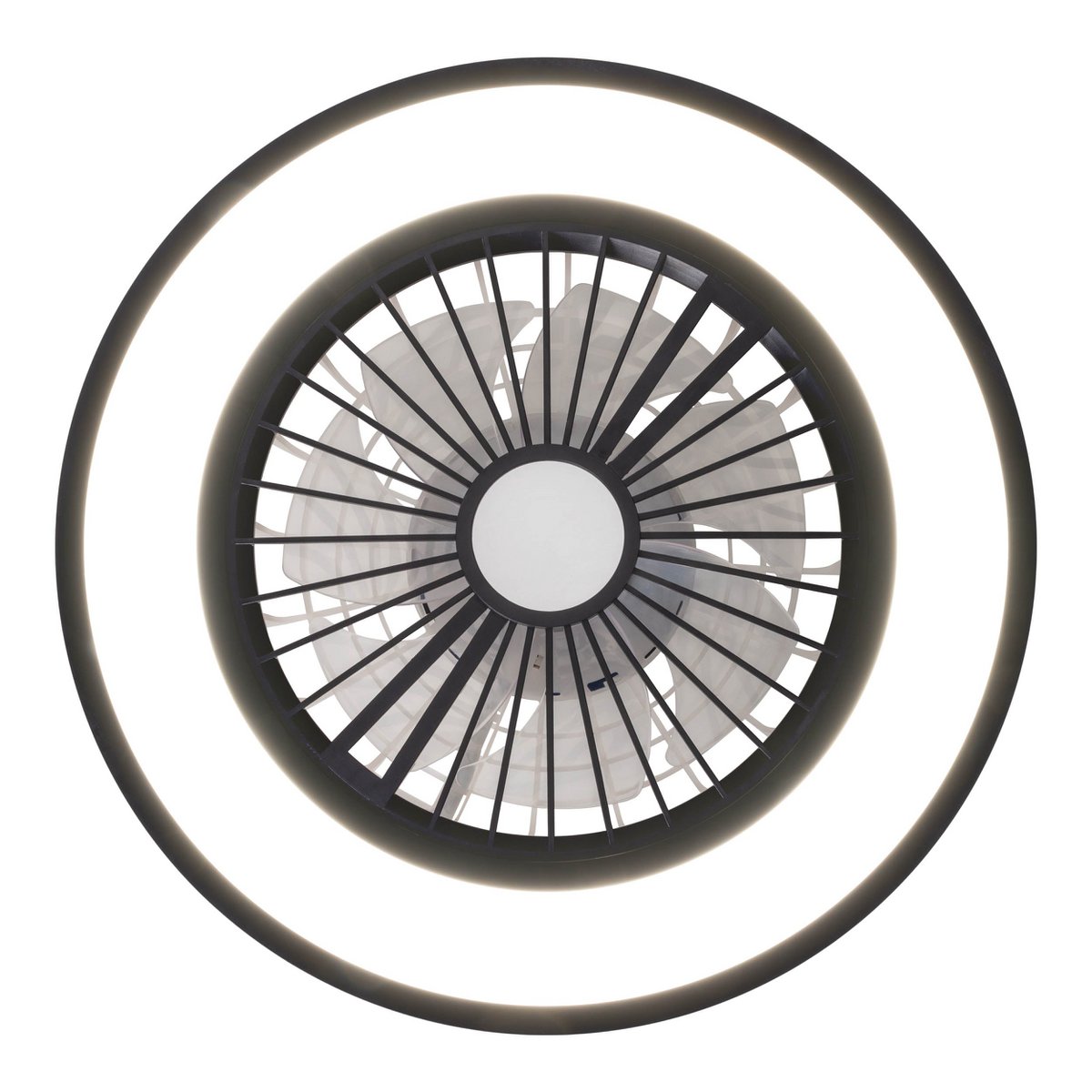 LED Plafondlamp + Ventilator Arrioso - Ø 54 cm