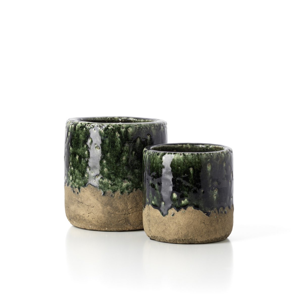 Steengoed mosplanter Moss planter betongroen
