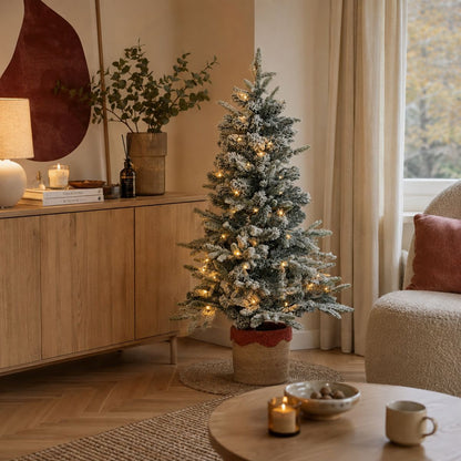 Kunstkerstboom Grimshaw Verlicht Wit - 120 cm