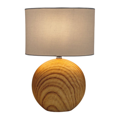 Keramische Tafellamp Woody Naturel (E14)