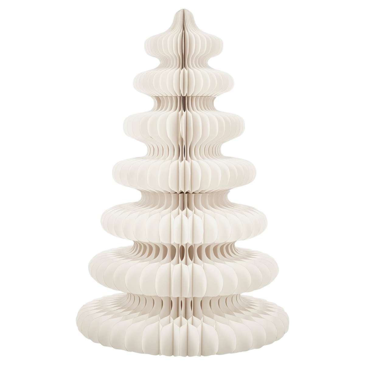 Decoratieve Kerstboom Papier Wit - 152 cm
