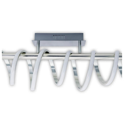LED Plafondlamp Belleza Nikkel/Wit - 100 cm