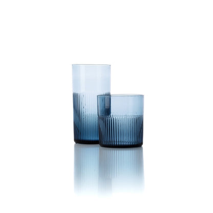 Glazen tumbler Azure blauw