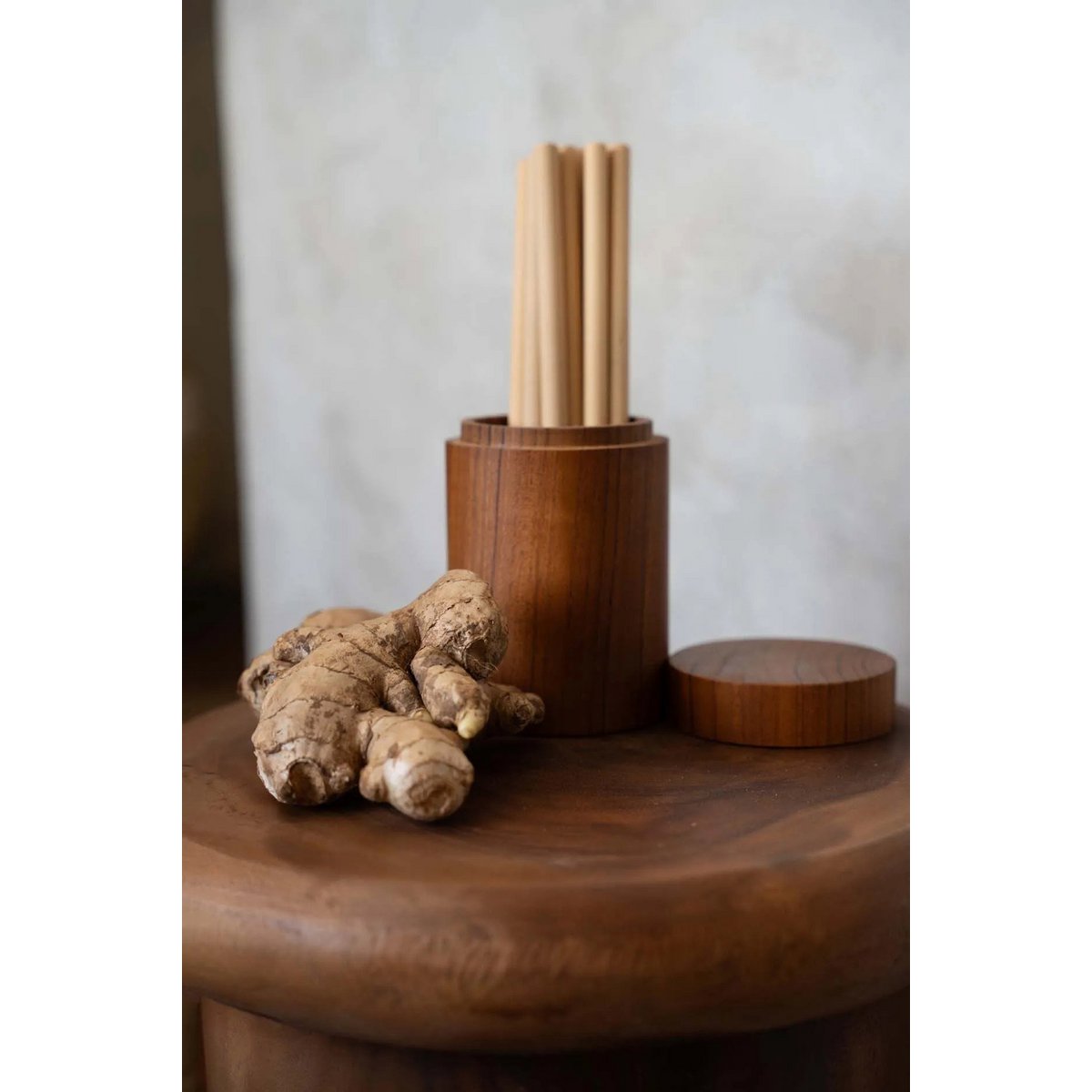 Bamboe rietjes naturel (set van 10)