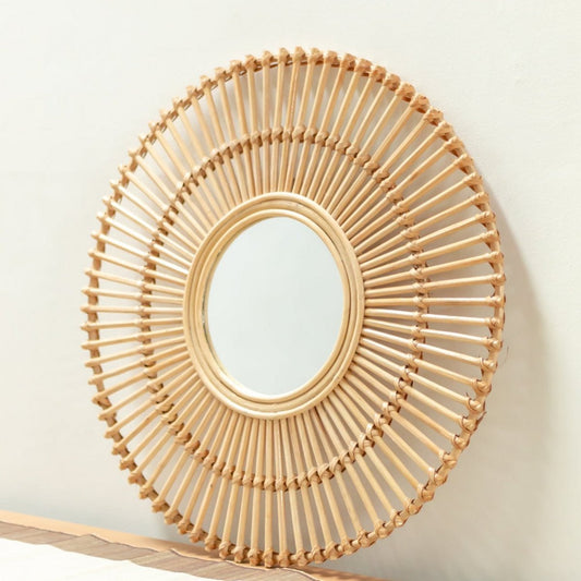 Wandspiegel Rotan Bumi - Ø 58 cm