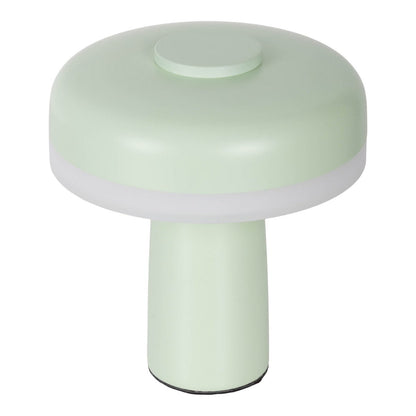 Snoerloze Tafellamp Pilu Mint/Wit - 16,5 cm (Touch/Dimbaar)