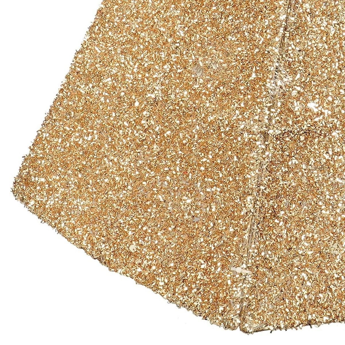 Kerstboomrok Polyester Goud - 50x50x30 cm